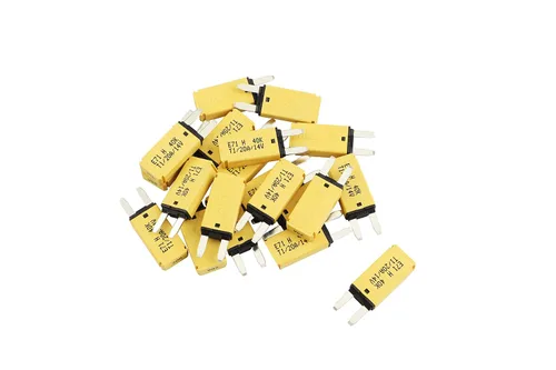 Miniatura 26 de GLOSO Mini disyuntor ATM E71 0.110 in Disyuntores automáticos de 20 amperios de reinicio automático (T1) - 1 paquete (20A)
