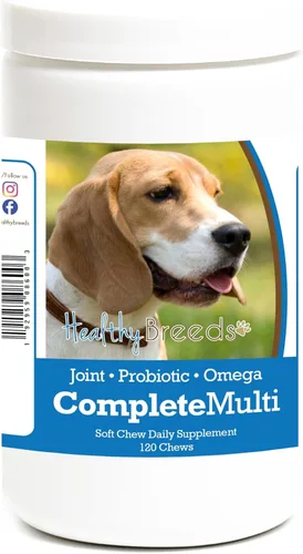Miniatura 52 de Healthy Breeds Boxer todo en uno multivitamínico suave masticable 120