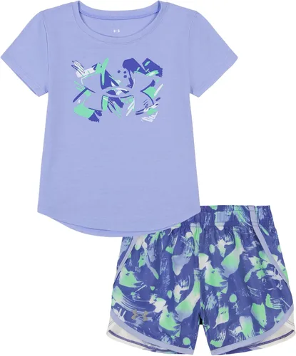 Miniatura 19 de Under Armour baby-girls Short Sleeve Shirt and Shorts Set, Durable Stretch and Lightweight