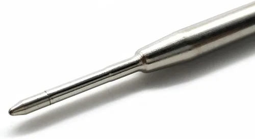 Miniatura 3 de Paquete de 10 repuestos de bolígrafo de punta media, tinta negra (negro, 3.8 pulgadas)