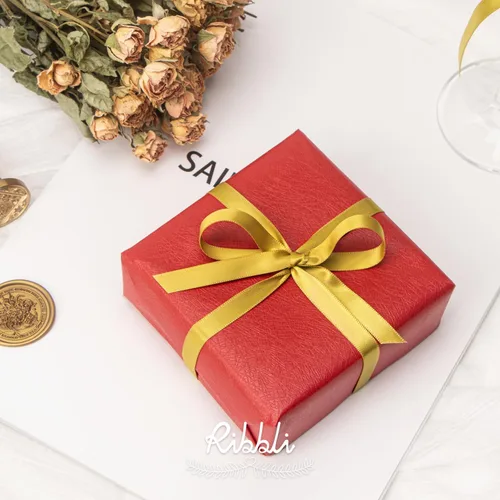 Miniatura 289 de Ribbli - Cinta de satén de doble cara dorada, 1/2 pulgada x 25 yardas, uso para ramo de lazos de manualidades, envoltura de regalos, decoración