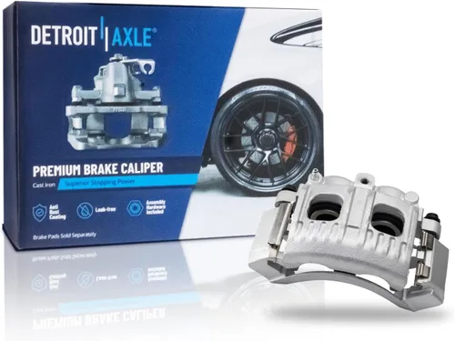 Miniatura 123 de Detroit Axle - 4 pinzas de freno para Honda Element 2003-2011 Pinzas de freno de disco con soportes 2004 2005 2006 2007 2008 2009 2010 reemplazo