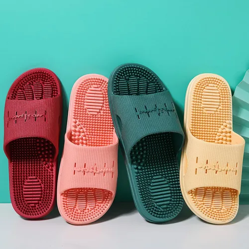Miniatura 4 de Zapatos relajantes para masaje de pies, cómodas pantuflas de masaje, pantuflas antideslizantes de fondo grueso, verde, 44-45, masajeador de pies
