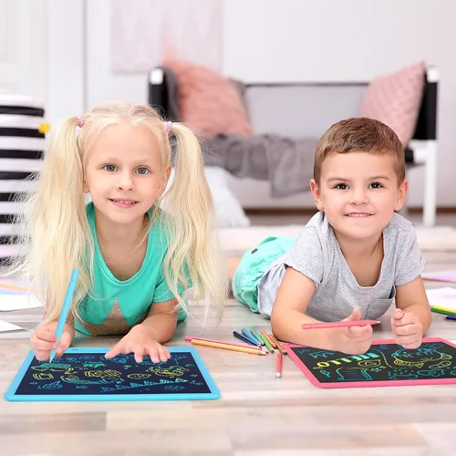 Miniatura 8 de Tableta de escritura LCD para niños, tablero de dibujo colorido de 15 pulgadas, almohadilla de dibujo educativa de aprendizaje para niños, regalo
