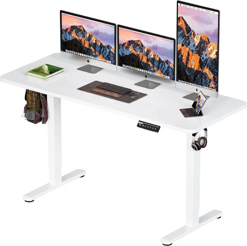 Miniatura 20 de BIZUM - Escritorio de pie eléctrico de 40x24 pulgadas con ajuste de altura y configuraciones de memoria, escritorio ergonómico para sentarse o estar