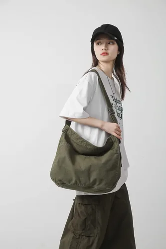 Miniatura 8 de Micmores Large Crossbody Purse Canvas Tote Bag Women Hobo Bag Stylish Handbag Fashion shoulder Bag