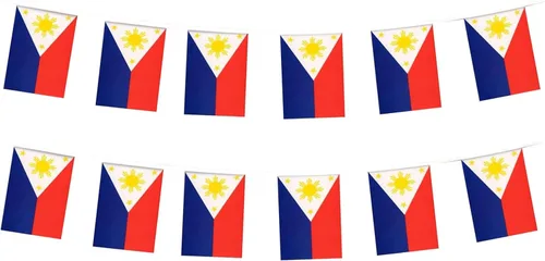 Miniatura 30 de Bandera de Francia Pequeña Mini Bandera Francesa Banner Decoraciones para Desfiles, Fiestas, Aulas, Jardines y Festivales (Francia)