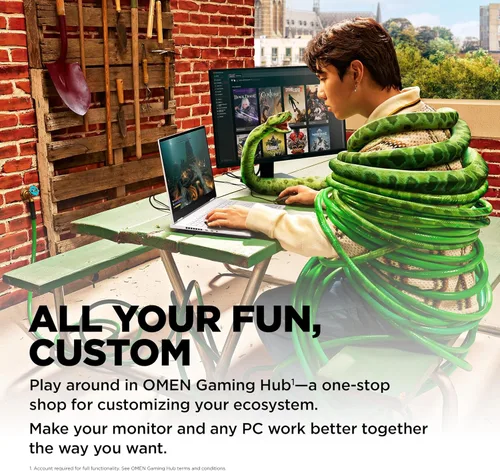 Miniatura 9 de HP OMEN - Monitor para juegos FHD de 23.8 pulgadas, 165 Hz, pantalla FHD (1920 x 1080), panel IPS, 99% sRGB, 90% DCI-P3, 16:9, tecnología AMD