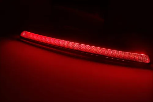 Miniatura 2 de iJDMTOY OEM-Spec - Conjunto de barra de luz de freno con lente ahumada oscura, techo trasero, montaje completo, LED, montaje alto, compatible