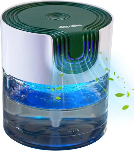Aozale - Purificador de aire de agua para el hogar, limpiador de aire y humidificador a base de agua, difusor de aroma, elimina los olores y el humo