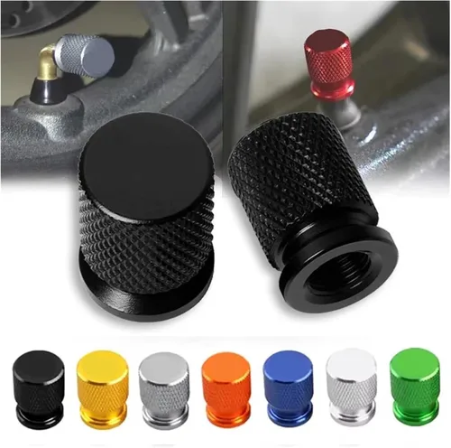 Miniatura 2 de 4Pcs Compatible with Car Decor Airdust Waterproof Car Wheel Tire Valve Caps Airdust Covers(Army Green)