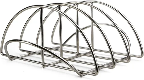Miniatura 7 de Rejillas para costillas de barbacoa para ahumar, Classic Joe, accesorios de estante expansor de parrilla BGE - Optimiza el espacio de la parrilla
