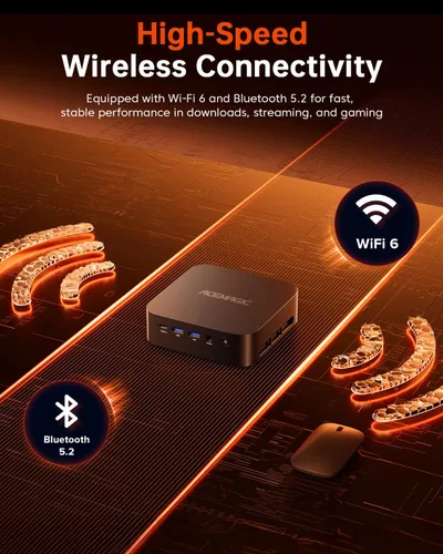 Miniatura 5 de ACEMAGIC Mini PC IAN K1 con Windows 11 Pro, AMD Ryzen 7430U 6C/12T hasta 4.3GHz, 16GB DDR4 512GB SSD, pantalla triple 4K, WiFi 6 BT 5.2 Micro