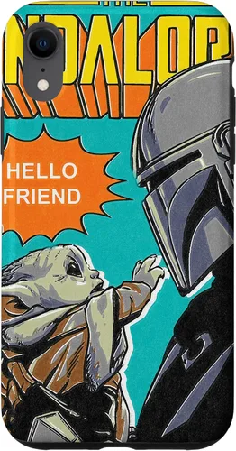 Miniatura 24 de Funda para iPhone 14 Pro Max Star Wars The Mandalorian Mando y el Niño
