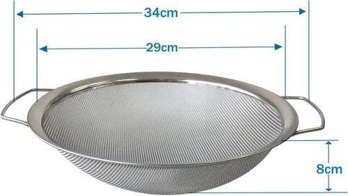 Miniatura 2 de Paquete de 2 coladores de pintura de malla fina de acero inoxidable para cubos de 5 galones, filtro de impurezas y protege la pistola rociadora