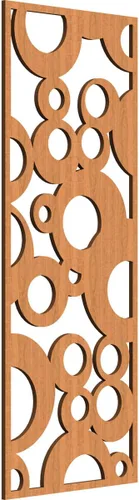 Miniatura 102 de Farwell Paneles de pared decorativos de madera con calado, 13 3/8 pulgadas de ancho x 34 3/8 pulgadas de alto x 1/4 de alto, roble rojo rojo