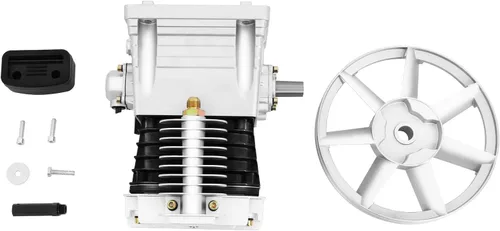 Miniatura 3 de Cabezal de bomba de compresor de aire, motor de bomba de compresor industrial 3HP 2.2KW, cabezal de bombas de lubricación de salpicaduras