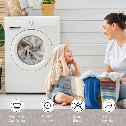 Miniatura 253 de VClife Fundas de sofá bohemio de felpilla para sofá seccional, fundas de sofá suaves y antideslizantes para sofá de 2 cojines, protector de muebles