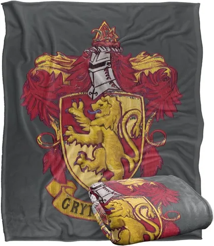 Miniatura 16 de Harry Potter Gryffindor Rough Crest Silky Touch Manta súper suave 36 x 58 pulgadas, Gryffindor Rough Crest