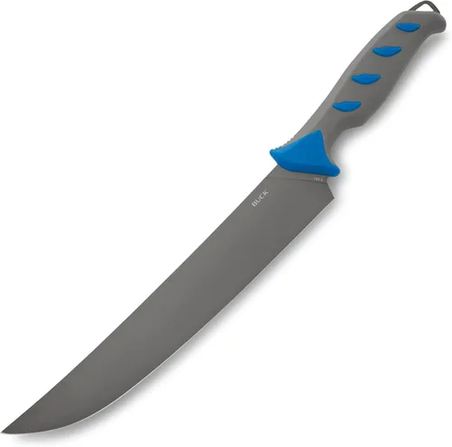 Miniatura 7 de Buck Knives Cuchillo de carnicero de pesca de agua salada de 150 ganchos con hoja de acero recubierto de titanio para una resistencia superior a
