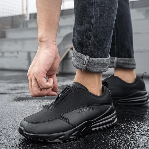Miniatura 6 de LARNMERN Non Slip Work Shoes for Men Fashion Sneakers Kitchen Chef Slip Resistant Shoe Waterproof Food Service Walking and Casual Air Cushion