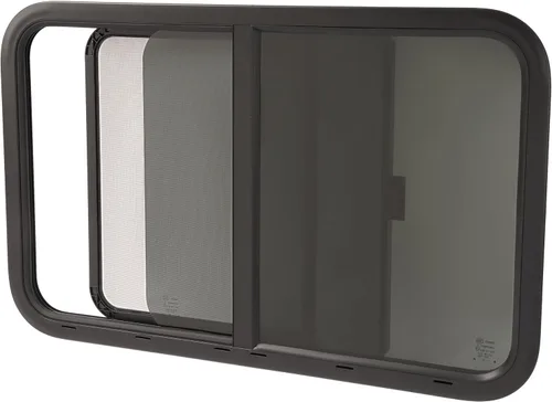 Miniatura 12 de HECASA Ventana Vertical para RV de 12" de Ancho x 22" de Alto, Ventanas de Repuesto para Remolque de Carga para Caravana Remolque de Viaje Furgoneta