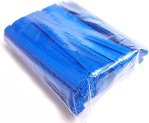 Miniatura 4 de cintas de alambre de 4 pulgadas de largo, con revestimiento de plástico, no se rompen, uso general, ideal para bolsas de regalo de fiesta, embalaje