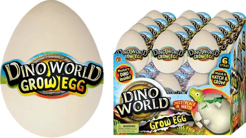 Miniatura 7 de JA-RU Dino World - Huevos de dinosaurio para eclosionar, juguetes de cultivo de agua para niños (1 huevo) huevo sorpresa de dinosaurio. Juguetes