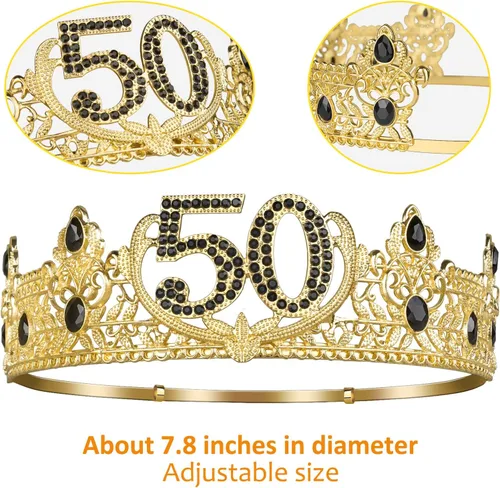 Miniatura 2 de Regalos de cumpleaños de 50 años para hombres, decoraciones de cumpleaños de 50 años para hombres, suministros de decoración de fiesta que incluyen