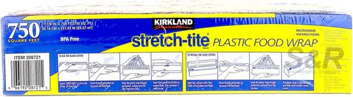 Miniatura 2 de Kirkland Signature Stretch Tite - Envoltura de plástico para alimentos, paquete individual