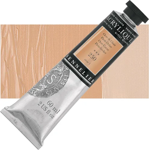 Miniatura 32 de Sennelier Acrílico para artistas extrafinos, 2.0 fl oz, luz verde cromo S3