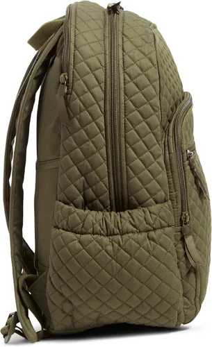 Miniatura 2 de Vera Bradley Mochila Campus de Algodón para Mujer, Climbing Ivy Green - Algodón reciclado