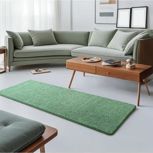 Miniatura 5 de Keeko Alfombra Suave para Pasillo, Alfombras de Pasillo de 2x8 pies para Mesita de Noche Dormitorio Sala de Estar Antideslizante Lavable Moderna