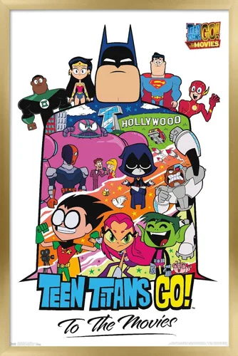 Miniatura 9 de Trends International DC Comics Movie Teen Titans Go! To The Movies - Póster de pared de collage, 22.4 pulgadas de largo x 14.7 pulgadas, versión