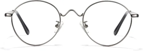 Miniatura 24 de Cyxus Gafas Redondas con Bloqueo de Luz Azul para Hombres y Mujeres, Marco de Alambre, Ultraligeras, Cómodas, para Oficina, Computadora