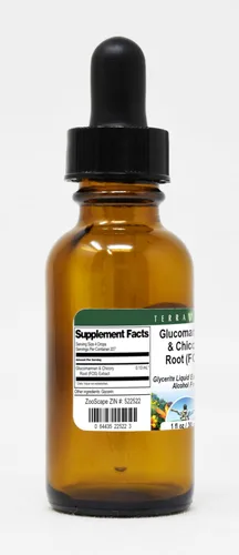 Miniatura 4 de Terravita Extracto líquido de glicerita de glucomanano y raíz de achicoria (FOS) (1:5) - Sin sabor (1 oz, ZIN: 522522)