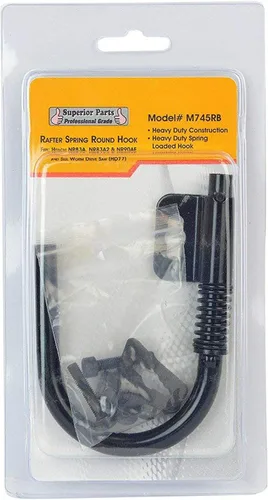 Miniatura 2 de M745RB - Gancho en U con resorte y gancho retráctil para pistola de uñas (paquete de 2)