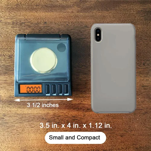 Miniatura 6 de Reloading Scale with Powder Trickler, 750 Grains x 0.02 gn, Metal Powder Pan and Handy Scoop, Milligram Scale for Powders, 50g x 0.001g, 6 Weighing