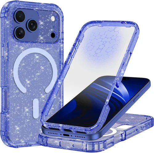 Miniatura 31 de Hekodonk Funda para iPhone 15 Pro Max, compatible con Magsafe [protector de pantalla de vidrio templado integrado y protección de lente de cámara]