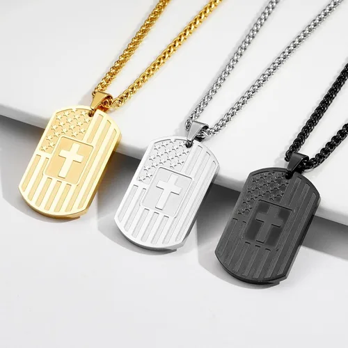 Miniatura 5 de Zocomi Rellenos de Media Navideña Regalo de Navidad - Para Mi Hijo Papá Hermano Marido Nieto Abuelo Novio Hombre Etiqueta de Perro Cruz Collar