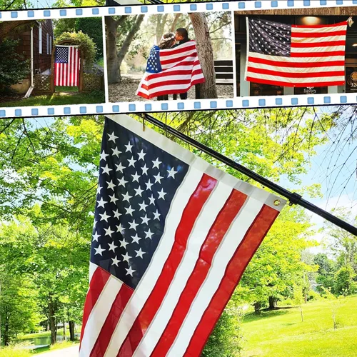Miniatura 2 de FLAGWIN Bandera estadounidense de 2 x 4 para exteriores, bandera de Estados Unidos de 2 x 4 de alta resistencia al aire libre, banderas
