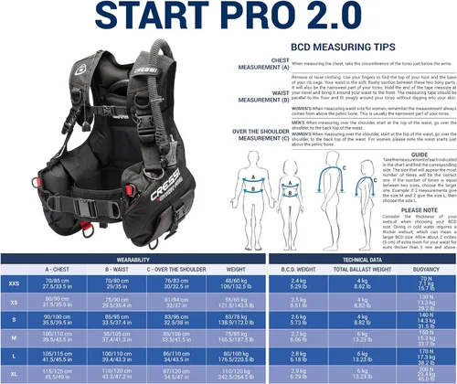 Miniatura 2 de Cressi Start Scuba Diving Gear Package Complete with Start 2.0 BCD - Mini Console PD2 Gauge - AC2 Compact Regulator Set Fully Assembled