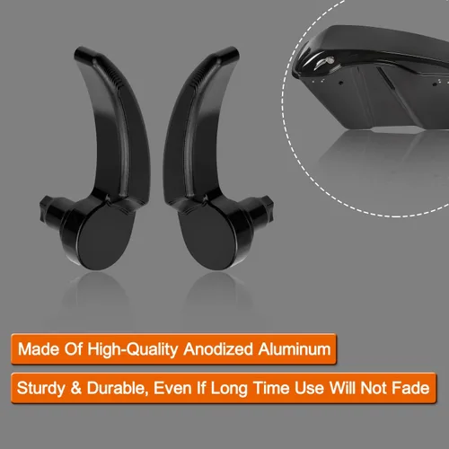 Miniatura 6 de Levantadores de tapa de alforja para Harley Davidson Touring Street Glide FLHR FLHT FLHX FLHTK 2014-2022