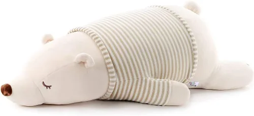Miniatura 11 de Niuniu Daddy Peluche de ajolote rosa de 20 pulgadas, luminoso, realista, lindo peluche para niñas y niños, regalos de cumpleaños que brillan