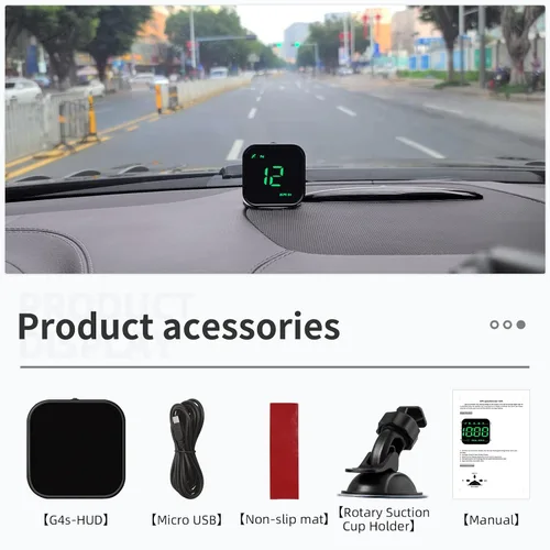 Miniatura 9 de wiiyii G4S Velocímetro Digital GPS, Nueva Pantalla HUD para Automóvil con Velocidad Digital en MPH KPH, Universal para Autos Camiones Automóviles