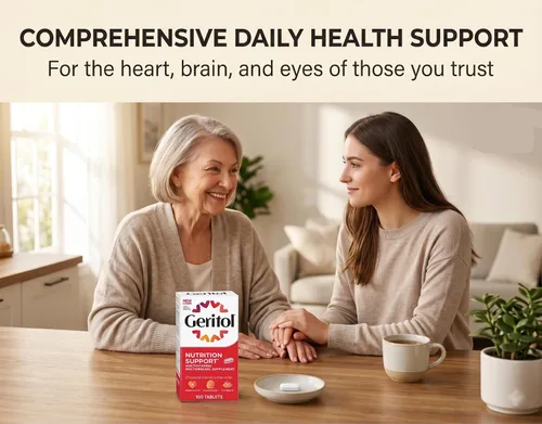 Miniatura 8 de Geritol Tabletas de apoyo nutricional multivitamínico, equilibrio de 26 vitaminas y minerales esenciales, botellas de 100 unidades (paquete de 2)