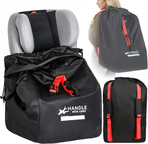 Miniatura 8 de Bolsa de viaje para asiento de automóvil para avión, se adapta a asientos de automóvil infantiles, asientos convertibles, asientos elevadores, bases