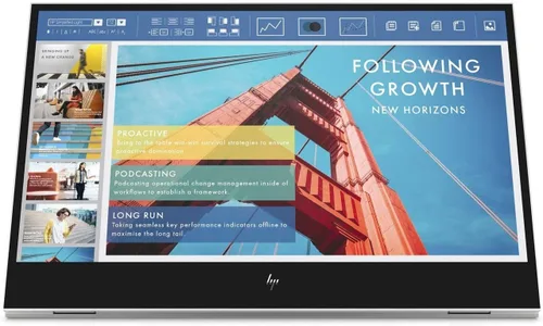 Miniatura 4 de HP Monitor portátil LCD Full HD E14 G4 de 14 pulgadas - 16:9 - Plata - 14" visible - Tecnología de conmutación en el plano (IPS) - 1920 x 1080-400