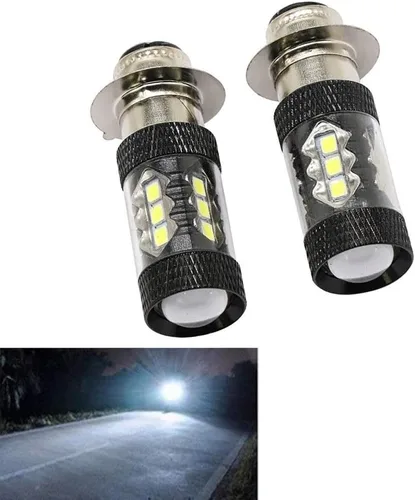 DSkoiph Faros delanteros LED H6M 8000K 80W compatibles con Yamaha Raptor Banshee Rhino 125 250 660R 700R YFZ350 YFZ450 YFM250 YFM350 YFM450 YFM660