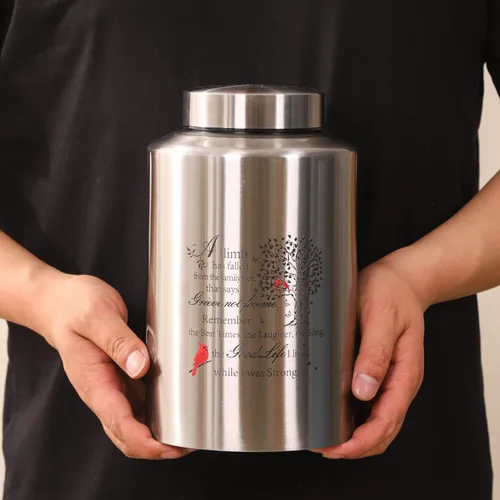 Miniatura 6 de Tree of Life - Urnas de ángel originales para cenizas adultas masculinas/femeninas, hasta 220 libras, incluye bolsa de terciopelo
